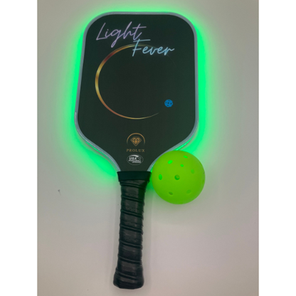 USA Pickleball Approved Glow in The Dark Pickleball Paddle by PROLUX Paddles | LED Pickleball Paddle | 8 Colors with The Click of a Button | PROLUX Light Fever