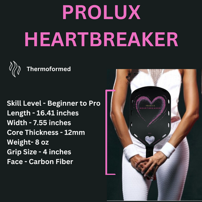 PROLUX Pickleball HEARTBREAKER (Pink and Black)