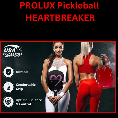 PROLUX Pickleball HEARTBREAKER (Pink and Black)